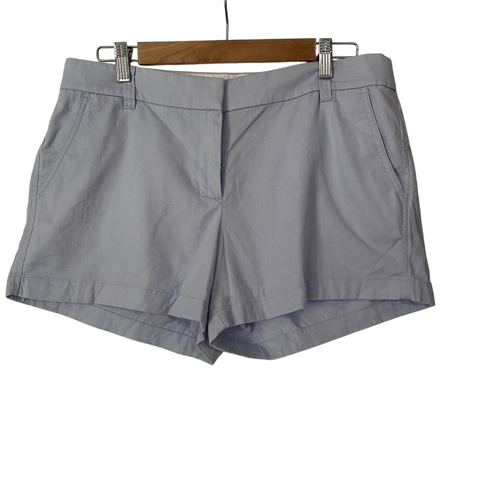 J.CREW‎ Women's Chino Shorts Light Blue, Size 10